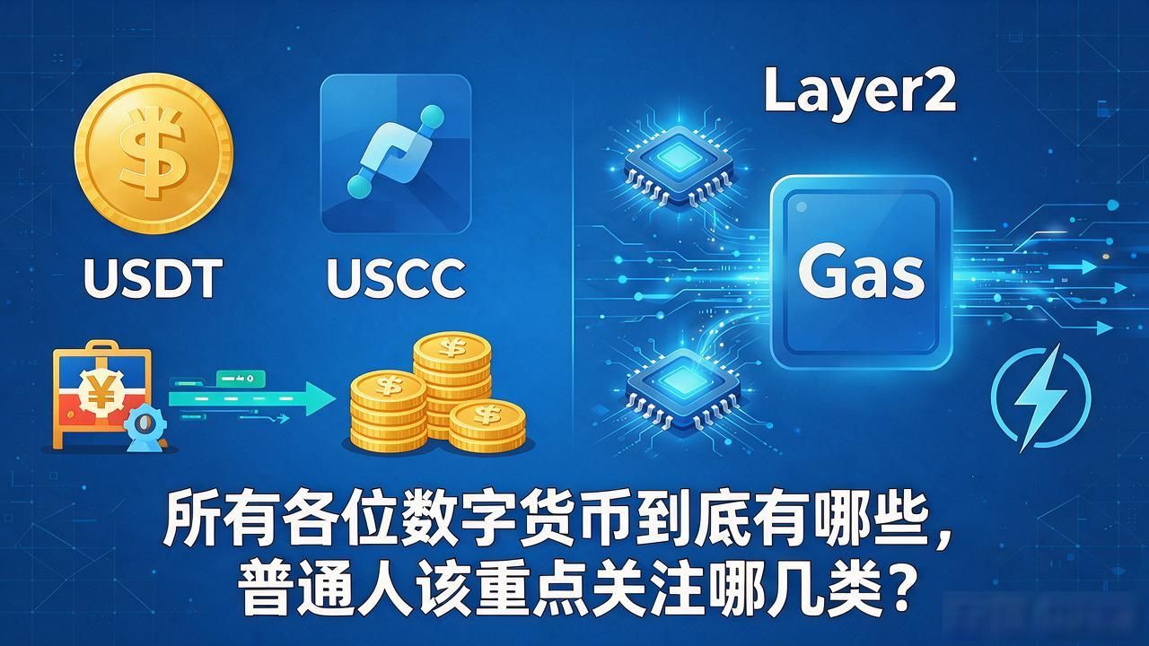 所有各位数字货币到底有哪些,普通人该重点关注哪几类