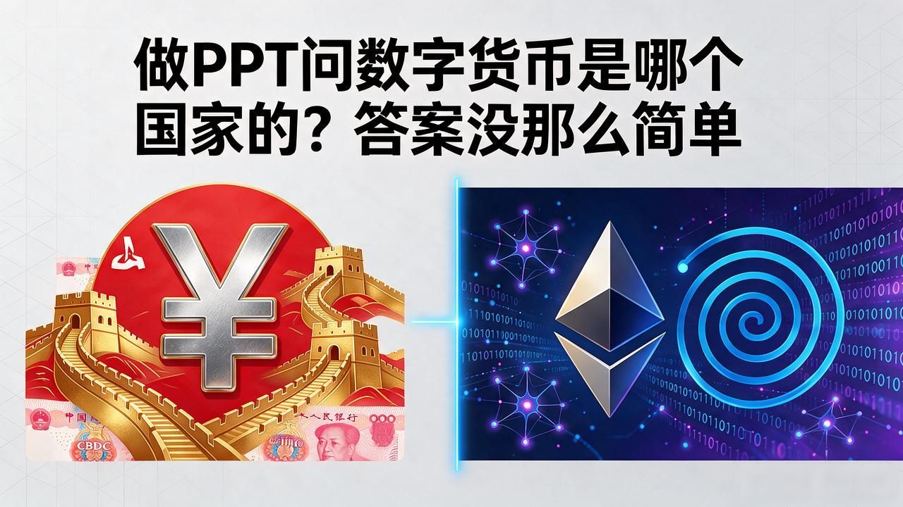 做PPT问数字货币是哪个国家的?答案没那么简单,一篇讲清