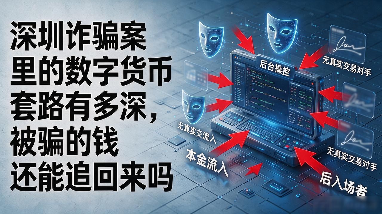 深圳炸骗案里的数字货币套路有多深,被骗的钱还能追回来吗