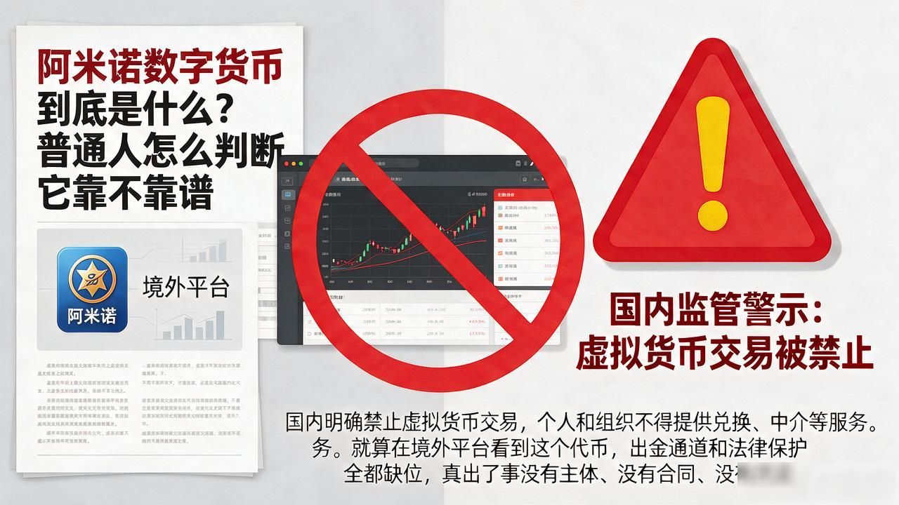阿米诺数字货币到底是什么?普通人怎么判断它靠不靠谱