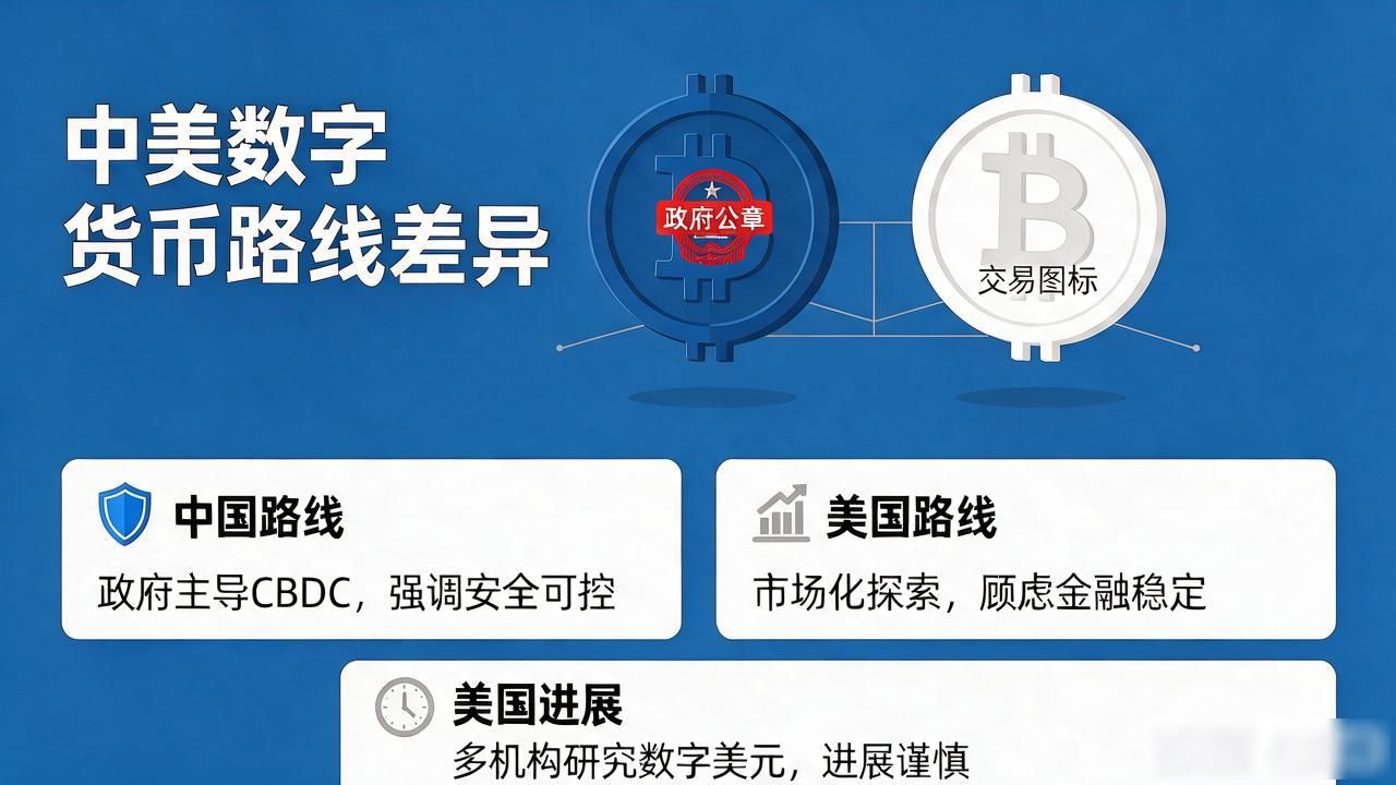 中美数字货币有啥不一样?一文搞懂