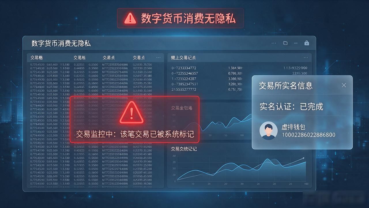 用数字货币消费根本没有隐私,链上每笔交易谁都能查个遍